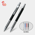 Publicidad de productos promocionales Haga clic en Pen Hotel Use Gift Metal Ball Pen con logotipo impreso personalizado